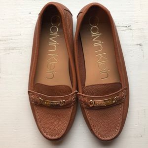 Calvin Klein Leather Loafers, size 7.5 women’s